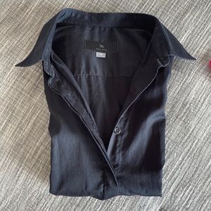 Black long sleeve size medium button down
